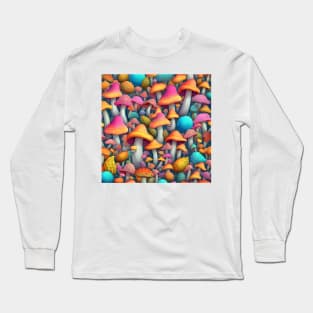 Magic Mushrooms Long Sleeve T-Shirt